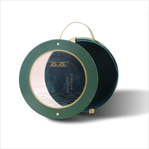 cylinder craft <b>box</b> custom carton tube <b>box</b> with clear top eco friendly paper cylinder packaging <b>box</b> for tea - Product Image 4