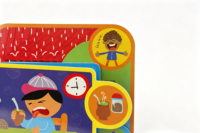 Livre interactif éducatif pour bébés, livre tactile pour enfants