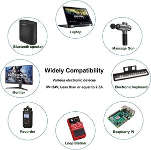 Bộ chuyển đổi nguồn AC DC đa năng 5V sang 24V <span class=keywords><strong>c</strong></span>ó thể điều chỉnh, <span class=keywords><strong>c</strong></span>ông suất 60W, kèm màn hình hiển thị điện áp LED và <span class=keywords><strong>c</strong></span>áp chuyển đổi <span class=keywords><strong>c</strong></span>ự<span class=keywords><strong>c</strong></span> - Product Image 6