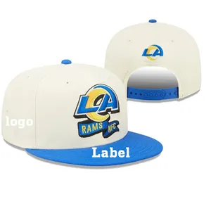Nuevo diseño 2023 Hip Hop 32 equipos American Los Angeles fútbol sombreros deportes 3D impreso bordado gorra