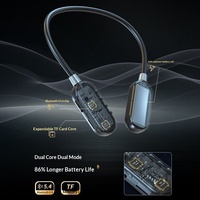 Nouveaux écouteurs tour de cou intra-auriculaires de monitoring sportifs à réduction de bruit avec étanchéité IPX7 et coque personnalisée pour assistant vocal