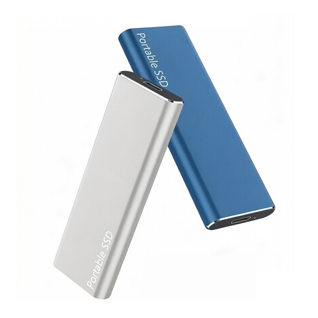 Portable 1TB SSD External Hard Drive SATA 3.0 Aluminum Alloy USB PLUS 501-600MB/s Read 401-500MB/s Write for Laptop Computer