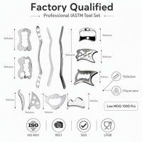 Herramientas Gua Sha KINWONG IASTM de Acero Inoxidable, Cuchillo Fascial para Masaje y Liberación Miofascial, Venta al Por Mayor OEM