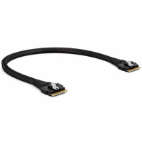 Câble interne haute vitesse SlimSAS 8I SFF 8654 vers SFF 8654 pour serveur, 24 Gbit/s PCIe Gen4 pour carte RAID NVMe SSD et backplane