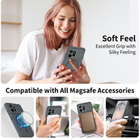 Coque de protection pour appareil photo Samsung S27 Ultra en verre dépoli, étui magnétique pour téléphone en PC, compatible avec la charge sans fil, anti-traces de doigts