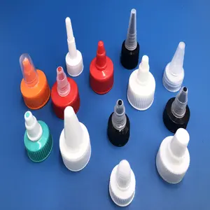 28/400 28/410 24/410 28Mm 24Mm Plastic Mondstuk Kleurrijke Twist Dop Lange Mondstuk Schroef Twist Top Deksel Voor Sriracha Saus Fles