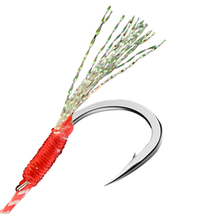 <span class=keywords><strong>Plamer</strong></span> เหล็กคาร์บอนจิ๊กน้ําเค็มช่วยตะขอเบ็ดตกปลาคู่เบ็ดตกปลาทะเลจิ๊กกิ้ง - Product Image 3