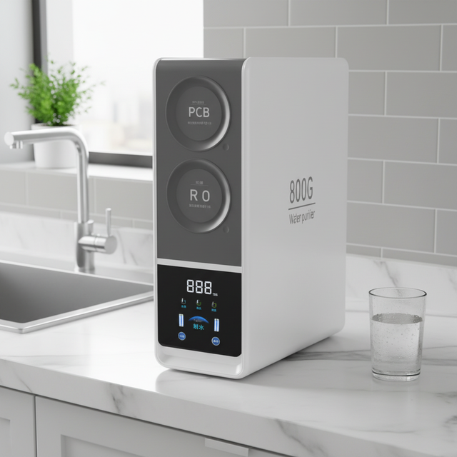 OEM Tankless Electric Home Hotel RO Water Purifier 5-Stage Filtration Self-Cleaning Smart Faucet