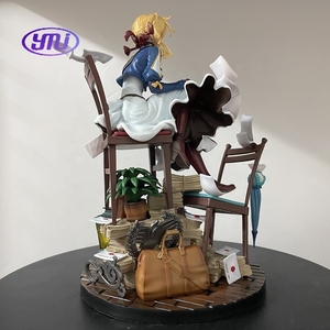 Statua Anime <span class=keywords><strong>Violet</strong></span> <span class=keywords><strong>Evergarden</strong></span> GK da 28 cm, Action Figure in PVC, Modellino Anime, Giocattoli da Collezione, Decorazione, Bambole, Regalo per Bambini - Product Image 4