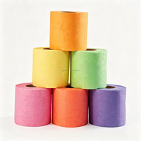 Papier toilette de qualité supérieure, couleur personnalisée, prix de gros