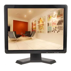 19 Inch Vierkante Cctv Monitor Met Bnc Ingang 4:3 Beeldverhouding Voor Desktop Gebruik