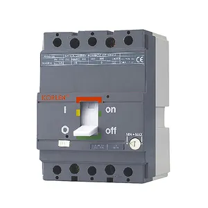 KNM3 Kompakt leistungs schalter 3-polige 4-polige elektrische Leistungs schalter AC MCCB 80A 100A 125A 400A