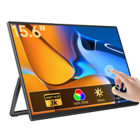 Monitor Portátil Eimio OEM Plug and Play de 15.6 Pulgadas con Pantalla Táctil Extensible para Viajes de Negocios