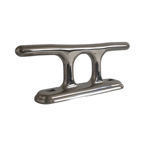 Paslanmaz Çelik 316 Denizcilik Çift Çapraz <span class=keywords><strong>Bollard</strong></span> İskele Bağlama Kelepçesi 10 İnç Düz 90 Derece Tekne Donanım Aksesuarları - Product Image 2