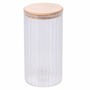 Barattolo in Vetro Borosilicato da 1,5L con Coperchio in Bambù - Product Image 1