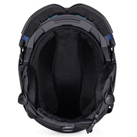 Casque de ski Platinum avec visière rétractable Revo, certifié CE EN1077, en ABS et EPS, pour le ski alpin et le snowboard