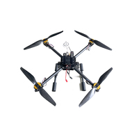 TYI Dron de Reparto Pequeño de 4 Ejes y 2 KG con Batería de 22000 mAh y Estructura de Fibra de Carbono