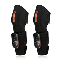 Masseur électrique pour les jambes avec chaleur, coussin d'air et massage par vibration pour le genou, le mollet et la cuisse, modes de massage réglables pour un usage domestique