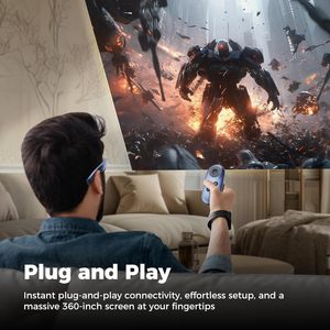 Station <span class=keywords><strong>Rokid</strong></span>, appareil TV Android portable, boîte de streaming multimédia Chromecast, télécommande, meilleur compagnon pour <span class=keywords><strong>Rokid</strong></span> Max - Product Image 4
