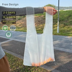 Sacs de shopping en organza de luxe, grands sacs fourre-tout en organza transparent, sacs de livraison en organza transparent en gros - Product Image 1