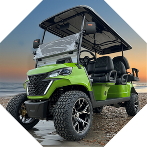 รถกอล์ฟไฟฟ้าขนาดเล็ก3500W พร้อมรีโมทสำหรับผู้โดยสาร2 + 2ที่นั่ง4คนรถกอล์ฟถนนถูกกฎหมาย - Product Image 4