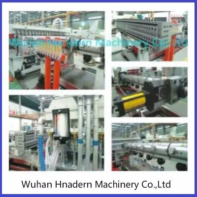 hollow profile sheet process machinery PP/PE/PC hollow profile sheet making machine plastic pp hollow profile sheet machine