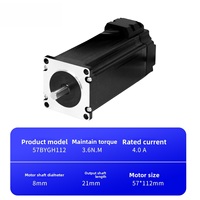 57 Set Penggerak Motor Loop Tertutup 1000 Line Motor Dua Fasa Presisi Tinggi 48V DC 20W IP54
