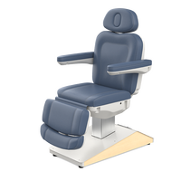 Table de massage électrique Parker-531 moderne, confortable et durable, en métal, avec 3 moteurs, pour salon de beauté, soins du visage et cils, idéale pour le salon.