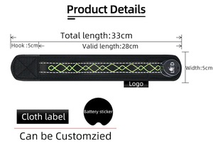 LINLIGIFTS Night Horse Parade Multi colori portatile Tack cavallo da corsa luce LED lampeggiante LED banda di <span class=keywords><strong>cavalli</strong></span> - Product Image 5