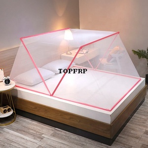 Moustiquaire pliable sans fond pour lit à baldaquin, installation facile, en promotion - Product Image 5