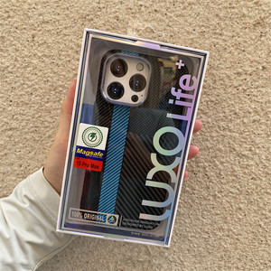 Cho iPhone 15/15 Pro/15 Promax sợi carbon thiết kế chống sốc trường hợp bìa, cho iPhone 15 Pro Max trở lại trường hợp sợi Carbon - Product Image 1