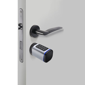 Serrure de porte biométrique intelligente numérique compatible avec l'application Tuya et le Wi-Fi, avec carte IC numérique, clé mécanique et cylindre en aluminium - Product Image 5