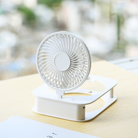 Vente en gros OEM Mini ventilateur de bureau portable rechargeable par USB avec batterie au lithium pour utilisation en extérieur avec emballage en boîte