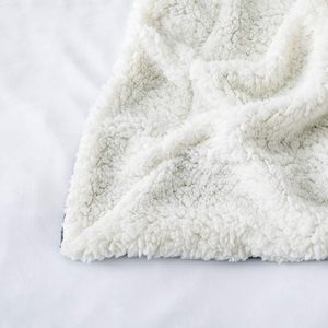 Customized Thick Warm Queen Size Plush Throw <strong>Sherpa</strong> Blankets For Bed