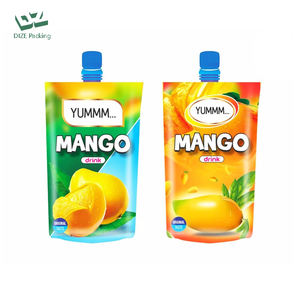 Bolsa de Plástico Degradable con Boquilla de Succión para Niños, con Diseño de Frutas y Vitaminas, en Varios Tamaños, para Líquidos - Product Image 3