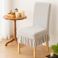 Housse de canapé moderne en polyester, unie, élastique, imperméable, lavable à la main, universelle pour toutes les saisons, pour la maison, la salle à manger, le salon, 60*60*60cm