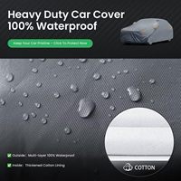 MELCO Série 5 530xi Housse de protection anti-poussière, imperméable, résistante aux rayures, extensible en PEVA, coton PP, épaisseur 1 mil, protection UV pour BMW 2004-2010
