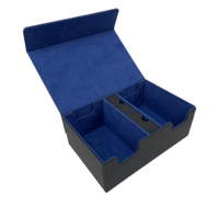Boîte de jeu en cuir PU personnalisée Yugioh 400 + jeu de cartes Boîte de jeu de cartes en cuir PU de qualité supérieure