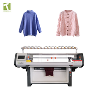 Changhua Automatique Simple Double Système 52 pouces 9G Crochet Laine Cardigan Faisant La Machine À Tricoter À Plat Machine
