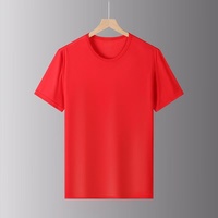 Kaos Lari Pria Bahan Mesh 100% Poliester Cepat Kering Lengan Pendek Olahraga Kerja Bernapas Logo Cetak Kustom