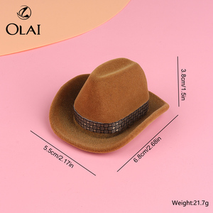 High Quality America USA West Cowboy Hat Gift Ring <strong>Jewelry</strong> <strong>Box</strong> - Product Image 4