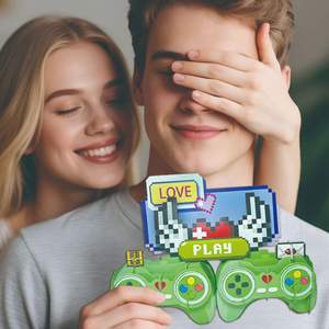 Factory New Design 3D Popup Game Console Greeting <strong>Card</strong> Birthday <strong>Anniversary</strong> Celebration Game <strong>Card</strong> <strong>for</strong> Kids <strong>Husband</strong> - Product Image 3