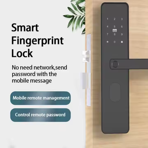 लोस्टार नए डिजाइन फिंगरप्रिंट 6085 मॉर्निज हाउस प्रवेश द्वार का दरवाजा लॉक अपार्टमेंट के लिए रिमोट कंट्रोल के साथ - Product Image 5