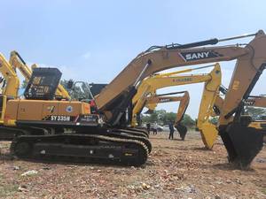 Excavatrice hydraulique sur chenilles SANY SY335H d'occasion, 33 tonnes, modèle 2018, moteur puissant pour travaux de terrassement, testée et inspectée - Product Image 3
