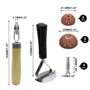 Ryansstar Racing Tire Repair <b>Kit</b> Trt013 Pneumatic Low Speed Grinder With Grinding Heads And Accessories For Tire <b>Polishing</b> And - Product Image 4