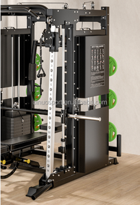 Rack de Potencia Smith Funcional de Última Generación con Posiciones de Polea Ajustables en 14 Niveles, Pila de Pesas de 12 Etapas, <span class=keywords><strong>Prensa</strong></span> Smith y Ejercicio de Pecho - Product Image 3