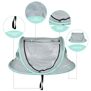 Bán Buôn Giá Thấp UV 50 + Bảo Vệ Ngoài Trời Du Lịch Bé Lều Tùy Chỉnh In Logo 190T Polyester Không Thấm Nước Pop up Bãi Biển Lều/ - Product Image 3