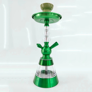 Cachimba de Madera con Base de Vidrio, Estilo <span class=keywords><strong>Wookah</strong></span> Premium, Hecha a Mano, para Uso en Salón o en Casa - Product Image 2