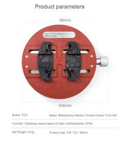 Mini accesorio Universal de alta resistencia a temperaturas, placa base, soldadura, CPU, Chip IC, pegamento, eliminación de <span class=keywords><strong>estaño</strong></span>, abrazadera de reparación - Product Image 5