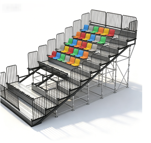 Gradins modulaires à assemblage rapide, gradins temporaires pour stades sportifs, sièges de gradins pour événements intérieurs et extérieurs à louer - Product Image 2